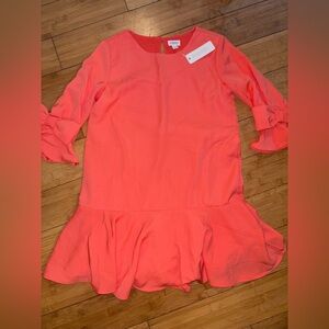 BNWT- Gymboree Coral bow-sleeve Dress size 8